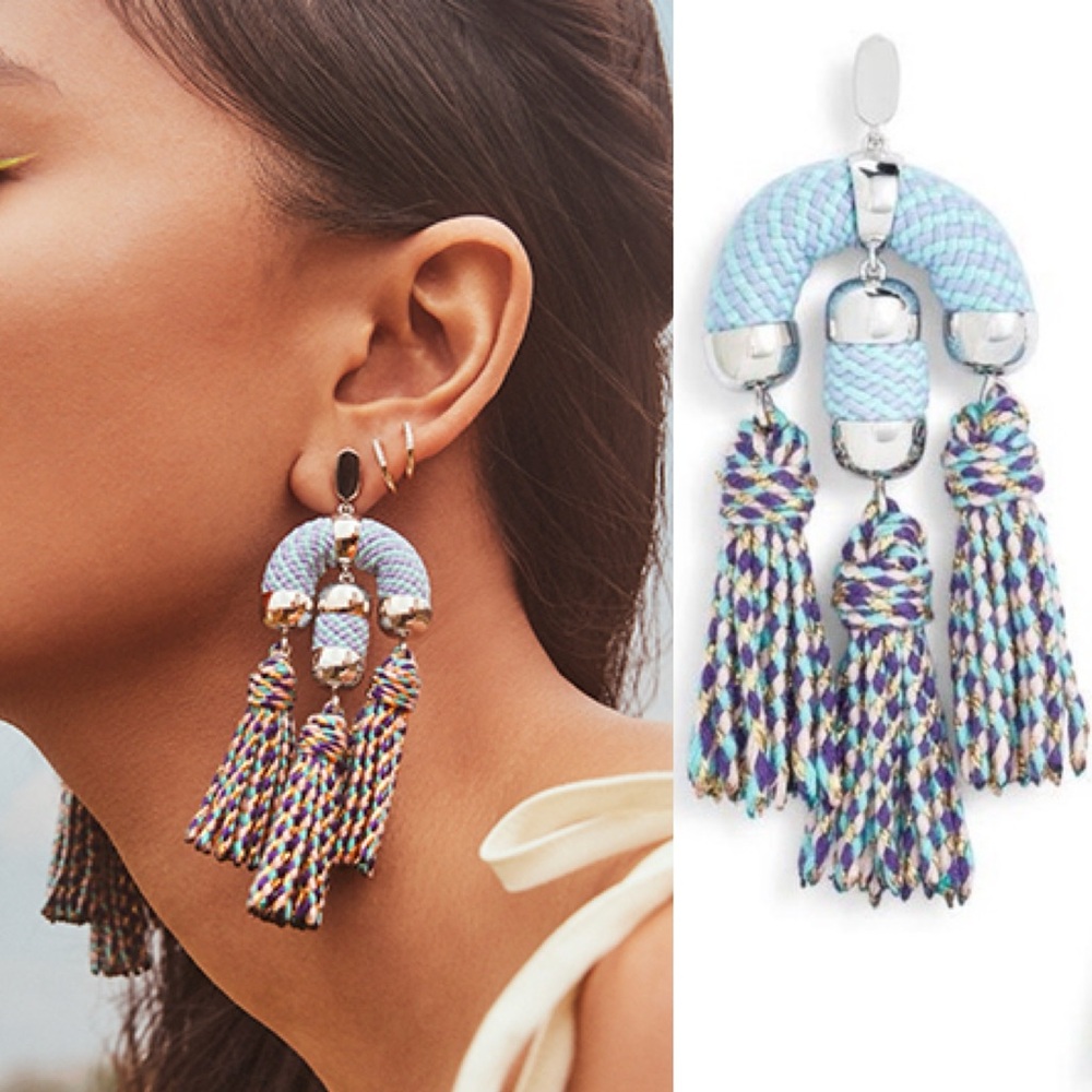 KENDRA SCOTT 14K Gold Plated Tassel Earrings
